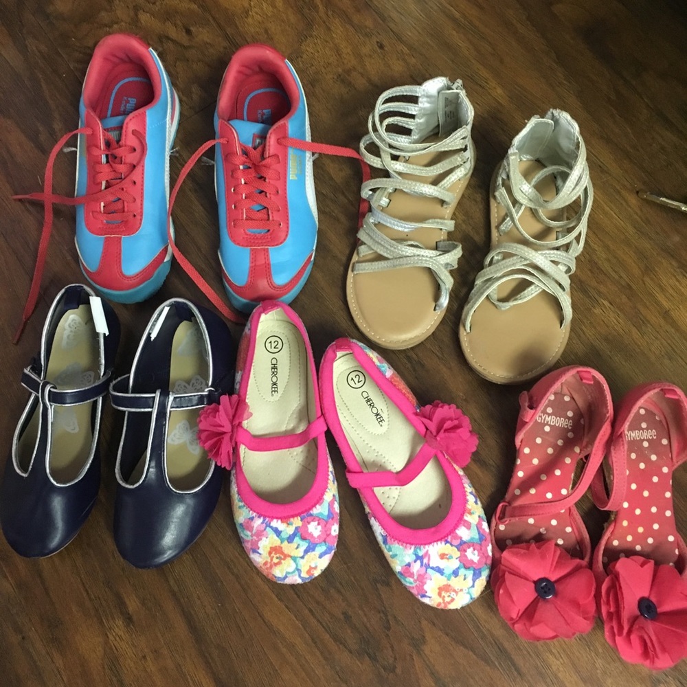 Little girl shoe lot